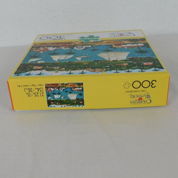 Old California Buffalo 300 Large pc Jigsaw Puzzle 21x15 COMPLETE Charles Wysocki - Picture 9 of 11
